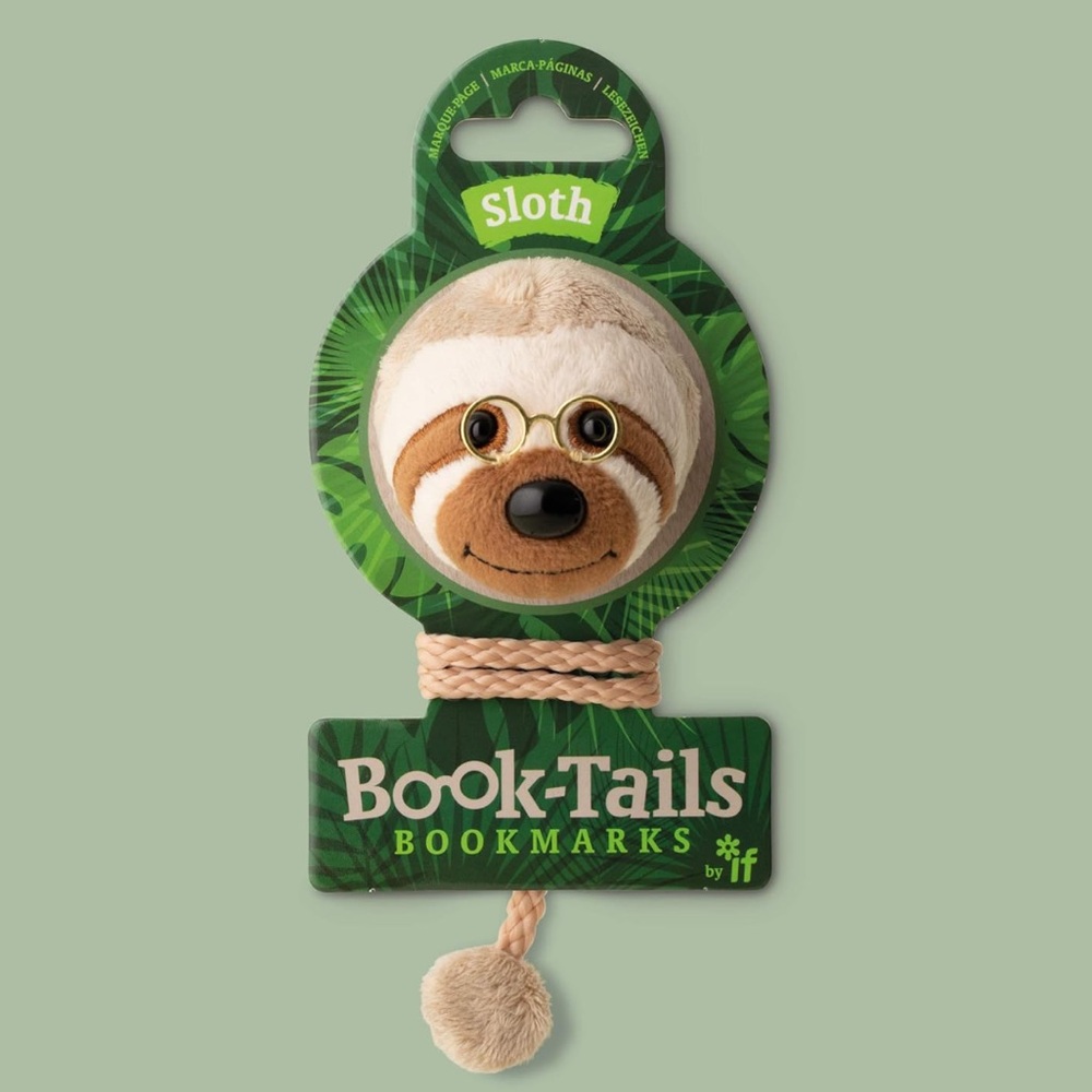 Sloth Book-Tail Bookmark